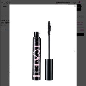 AVON Love At First Lash Waterproof mascara blackest black